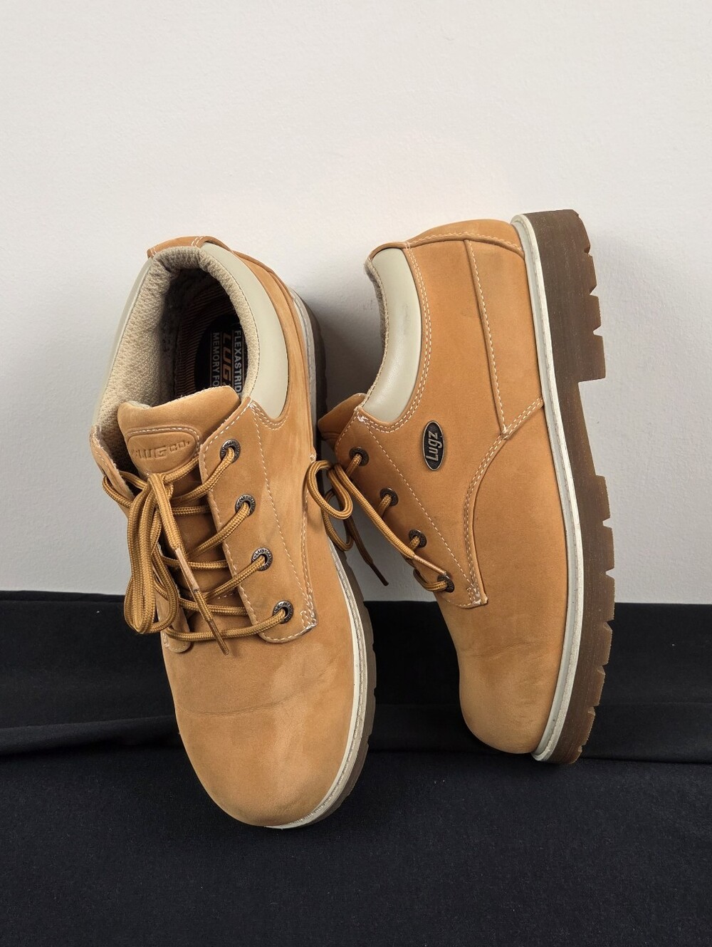 Lugz Drifter Lo Boots Mens 13 Wide EEE Golden Wheat